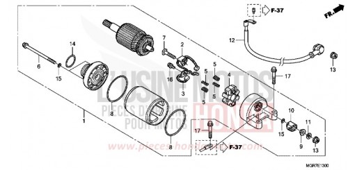 DEMARREUR VT750SB de 2011